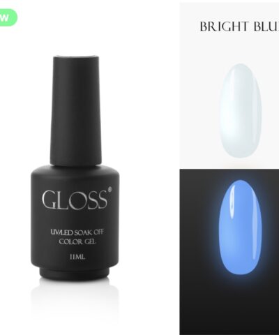 Gloss Gel Polish Bright Blue Elf, 11 ml