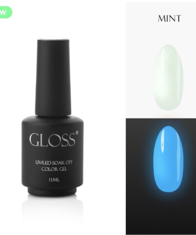 Gloss Gel Polish Mint Elf, 11 ml