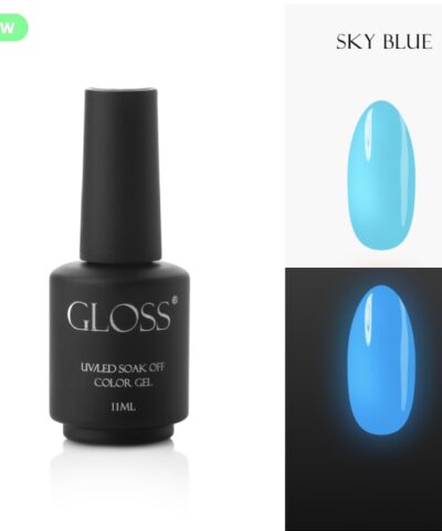 Gloss Gel Polish Sky Blue Elf, 11 ml