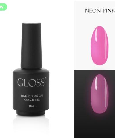 Gloss Gel Polish Neon Pink Elf, 11 ml