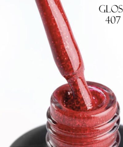 GLOSS Gel Polish 407( punane), 11 ml